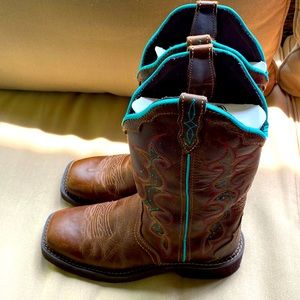 Justin’s Cowgirl 7.5 Tan Jaguar Boots